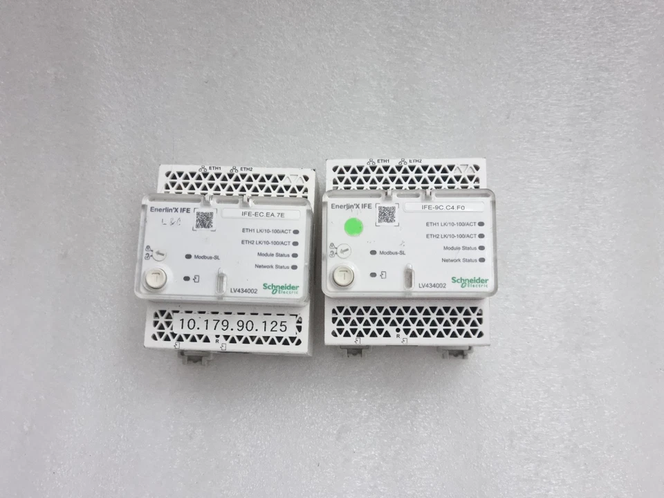 Schneider Electric LV434002 Enerlin'X IFE Ethernet Switchboard Server 24Vdc